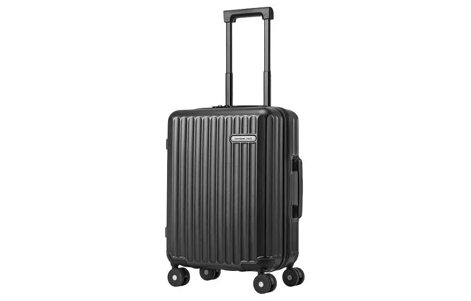 SAMSONITE MAHIYA PC Luggage Suitcase For Air Travel 20 Inch Unisex Charcoal Black