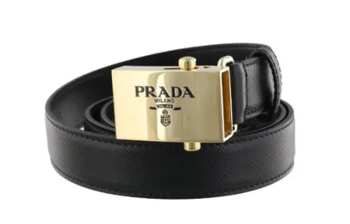 PRADA Logo-Detailed Buckle Belt