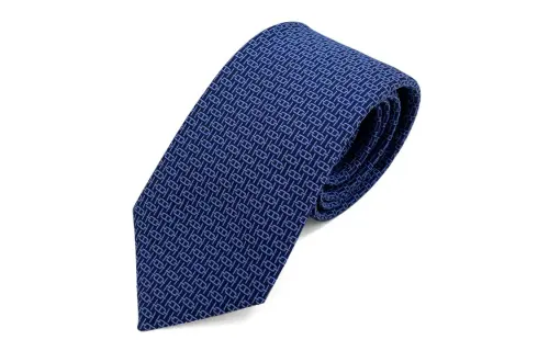 HERMES Ties Men's Ocean Blue