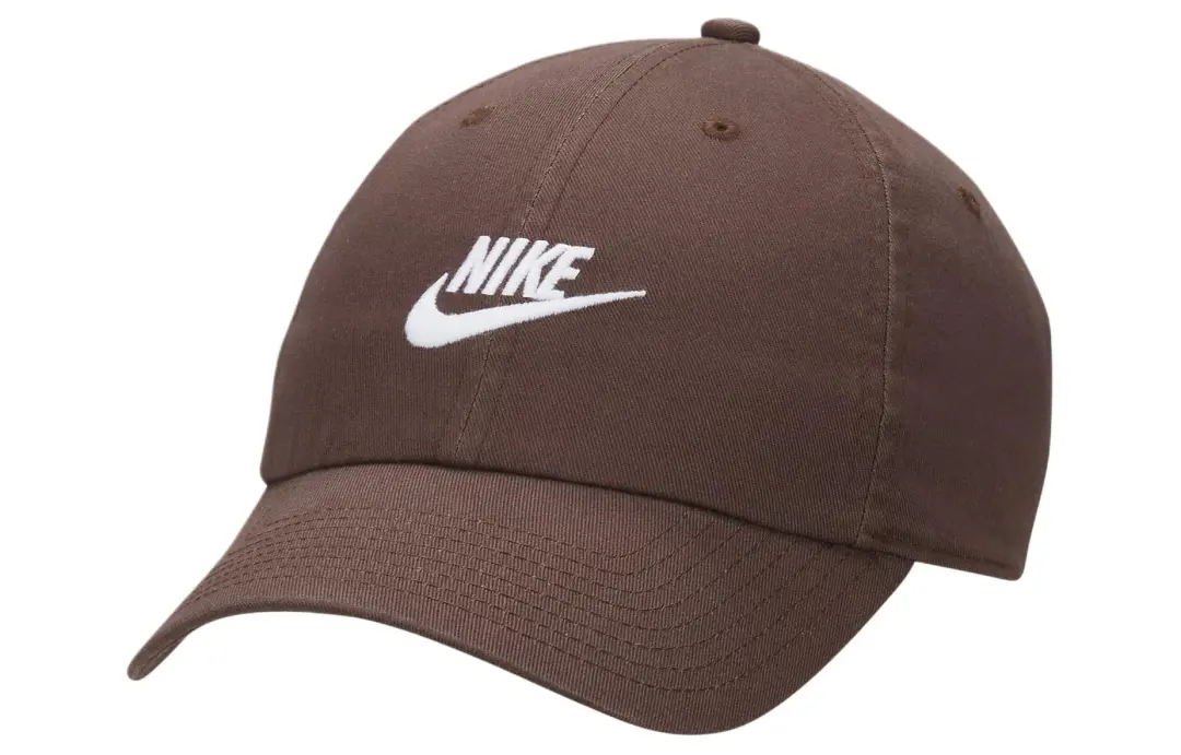 Nike Organic Cotton Fiber, 100% Cotton Baseball Caps Unisex Brown