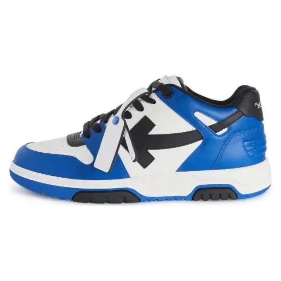 OFF WHITE Out Of Office Ooo Low Tops Navy Blue White Blue