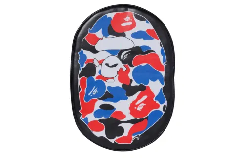 A BATHING APE Zip Closure Pu Clutch Men's Multicolor