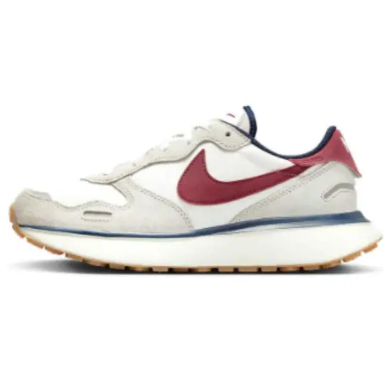 Nike Phoenix Waffle Light Bone Team Red Women's
