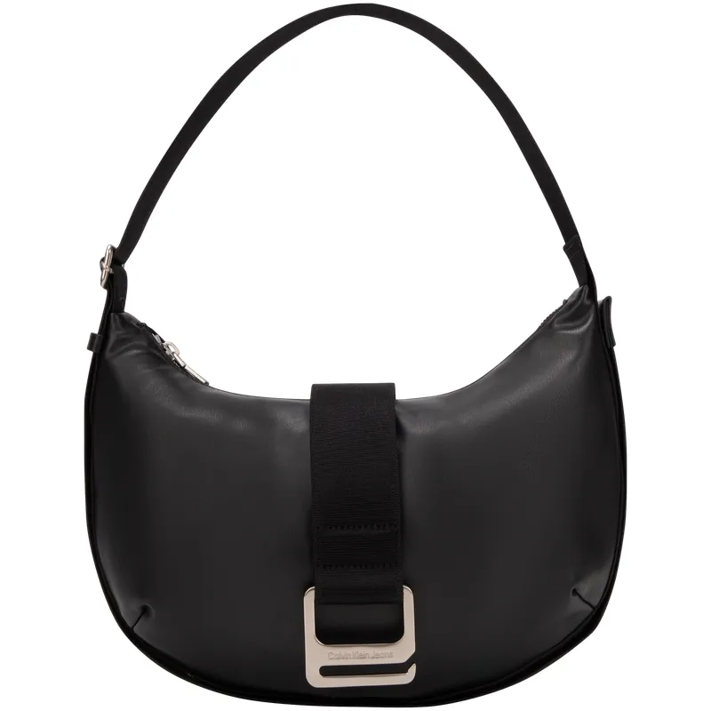 CALVIN KLEIN Synthetic Material Shoulder Bag Regular Women's Space Black