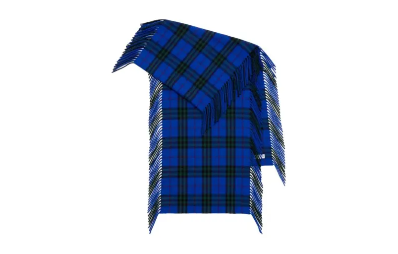 Burberry Check pattern Cashmere Scarf