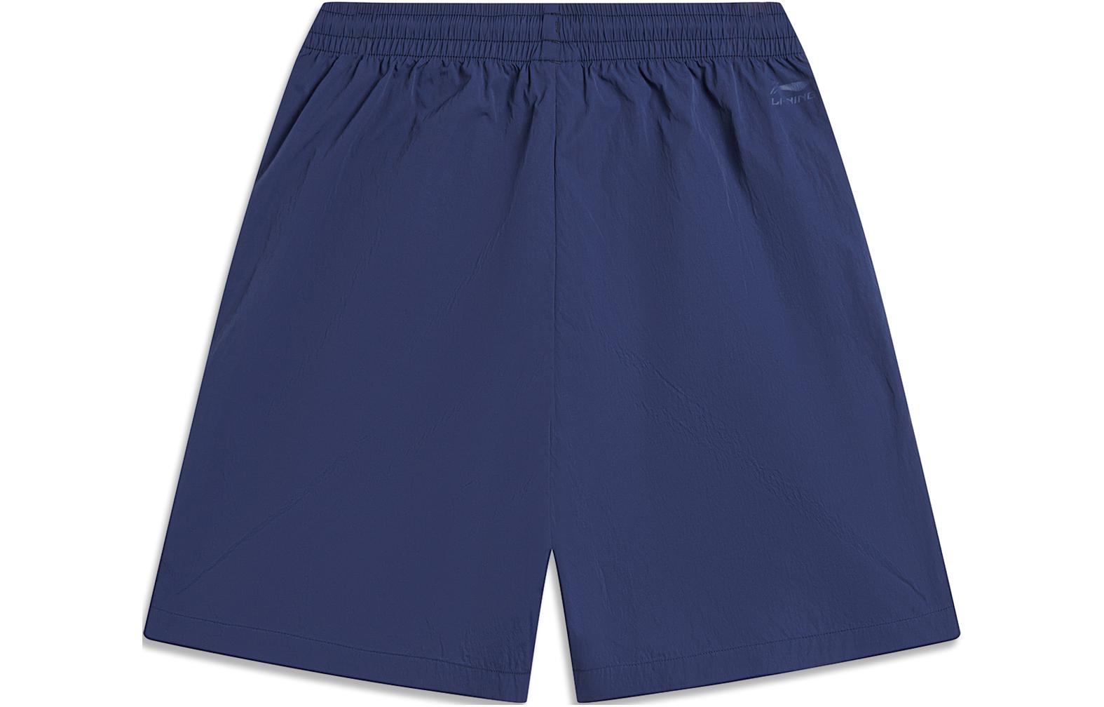 Li Ning Weekend Youth Sports Shorts Men’s Dark Ship Blue