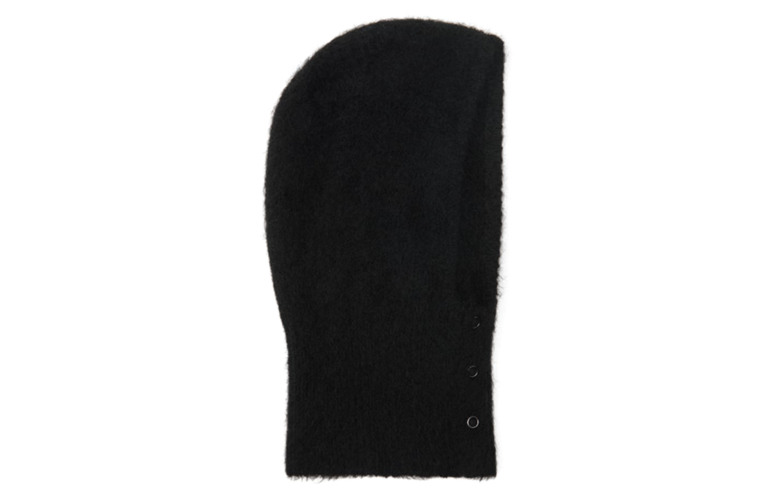 ZARA Solid color decoration alpaca acrylic polyester fiber wool nylon spandex hat men and women same style couple black