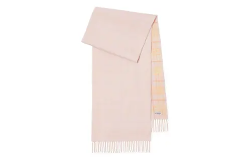 Burberry Logo patch Reversible Cashmere Scarf