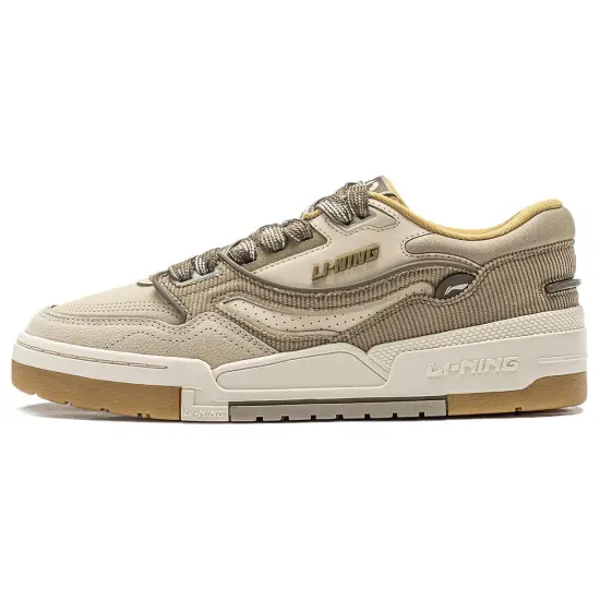 LINING 001 BTC Skateboard Shoes Men Low Top Earth Tone