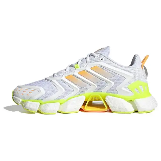 Adidas Climacool Boost Running Shoes Unisex Mid-top White/yellow/orange
