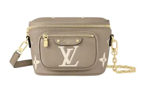 LOUIS VUITTON Mini Bumbag Tourterelle Beige/Cream