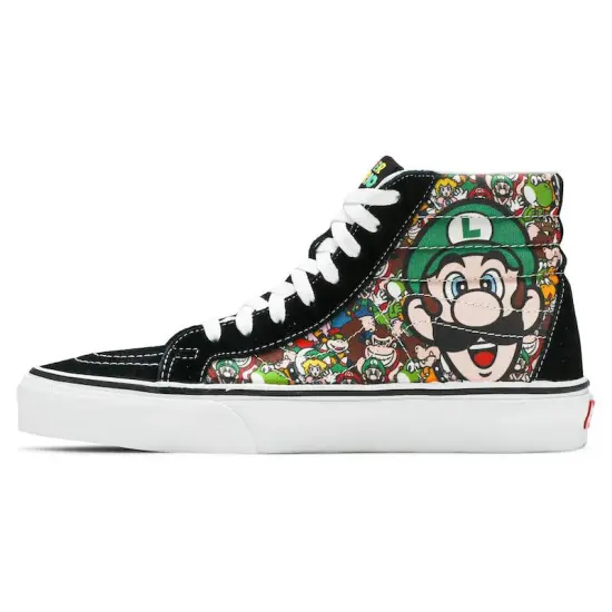 Nintendo X SK8 Hi Reissue Mario And Luigi