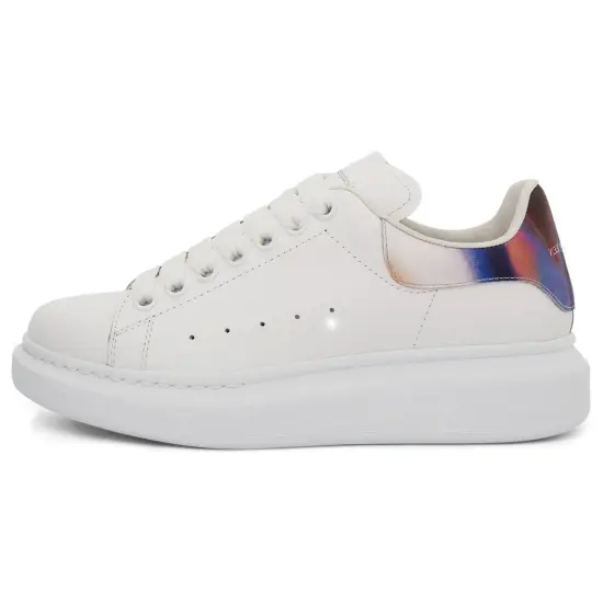 Alexander McQueen Oversized Iridescent White