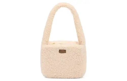 UGG Sherpa Handbag, Shoulder Bag Regular Women's Natural White