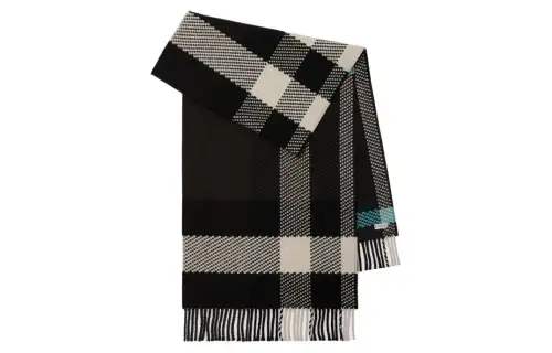 Burberry Check-pattern Wool Scarf