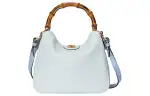 GUCCI Diana Leather Portable Crossbody Bag, Shoulder Bag Small Women's Light Blue