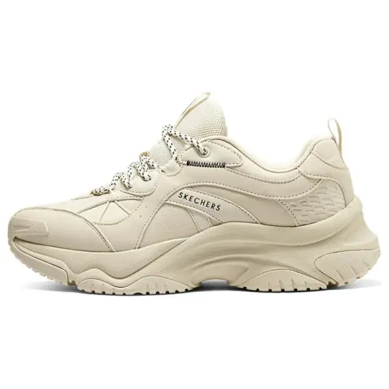 Skechers Cushioning Breathable Low-Top Casual Shoes Men's Ivory