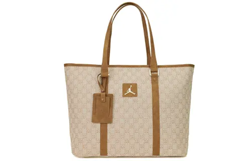 Jordan Polyester Tote Bag, Shopping Bag, Handbag, Shoulder Bag Regular Unisex Brown