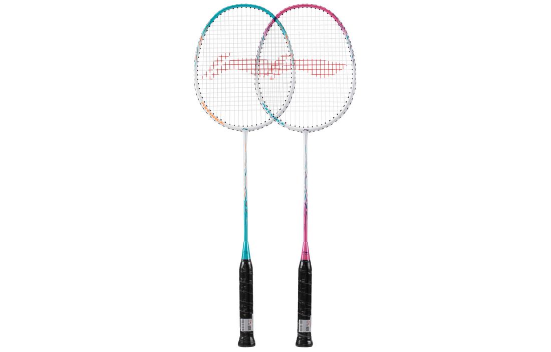 Li Ning Thunder 9 Carbon Aluminum Badminton Rackets Control Type All around Defense Entry level Double Rackets