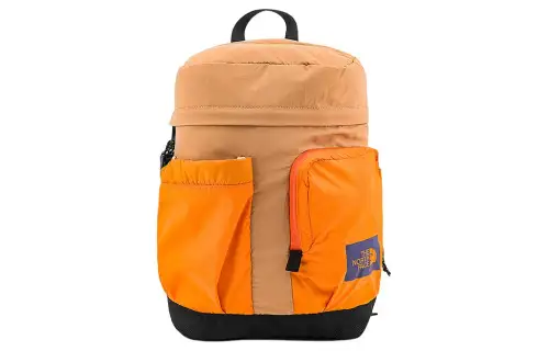 THE NORTH FACE 15L Backpack Outdoor Bag Recycled Nylon Orange Unisex