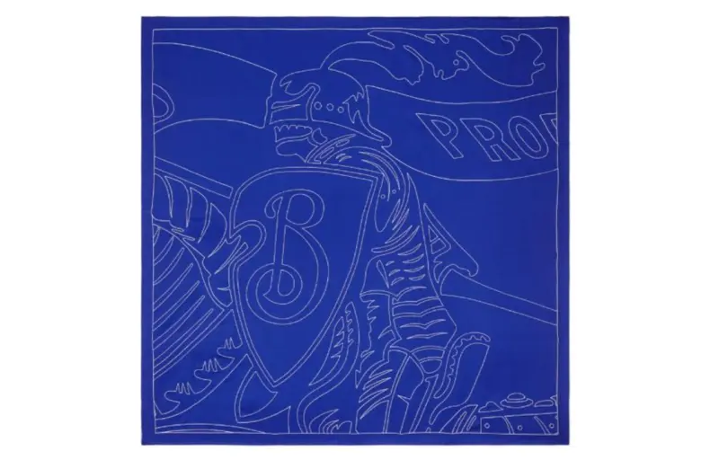 Burberry Ekd silk scarf