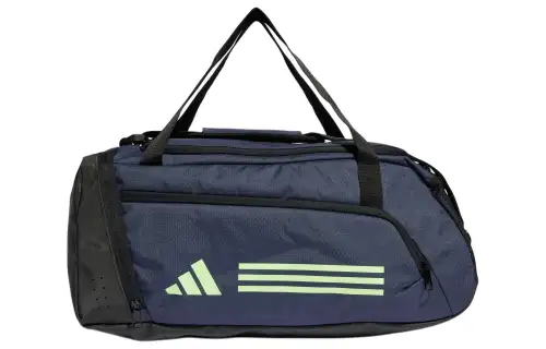 Adidas Essential Recycled Polyester Travel Bag Regular Unisex Dark Navy Blue & Green