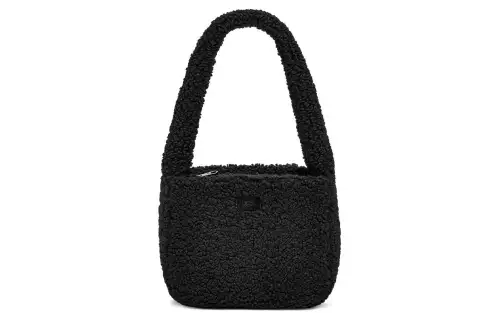 UGG Sherpa, Faux Fur Handbag, Shoulder Bag Regular Women's Black