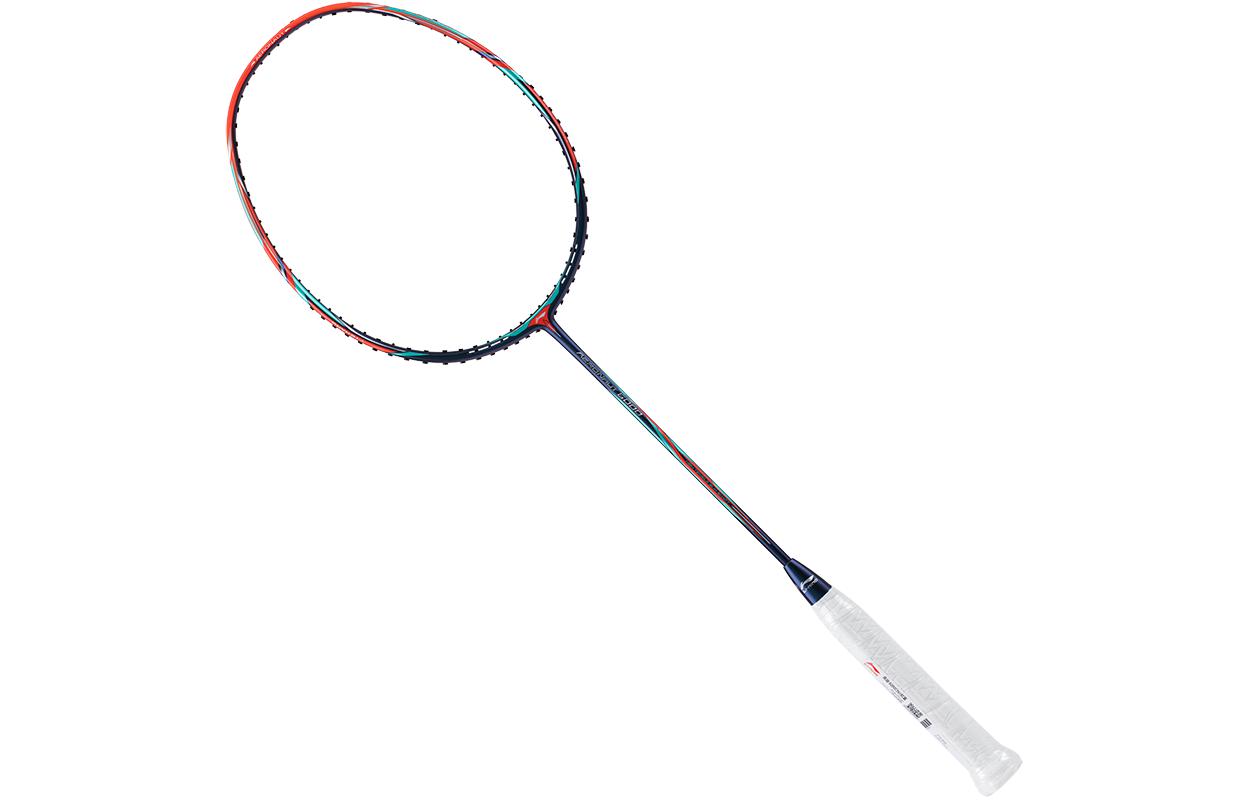 Li Ning Wind Powered 6000 Full Carbon Badminton Rackets Control Type All around Defense Upper Class Single Racket