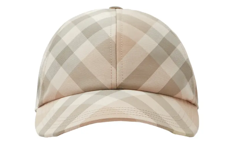 Burberry Check pattern Eyelet detailing Cap