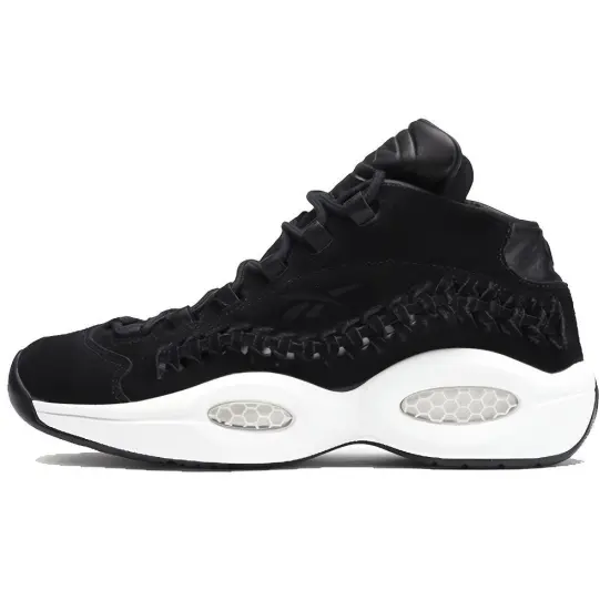 Reebok Question Mid Hall Of Fame Black Braid