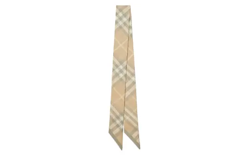 Burberry House Check silk scarf