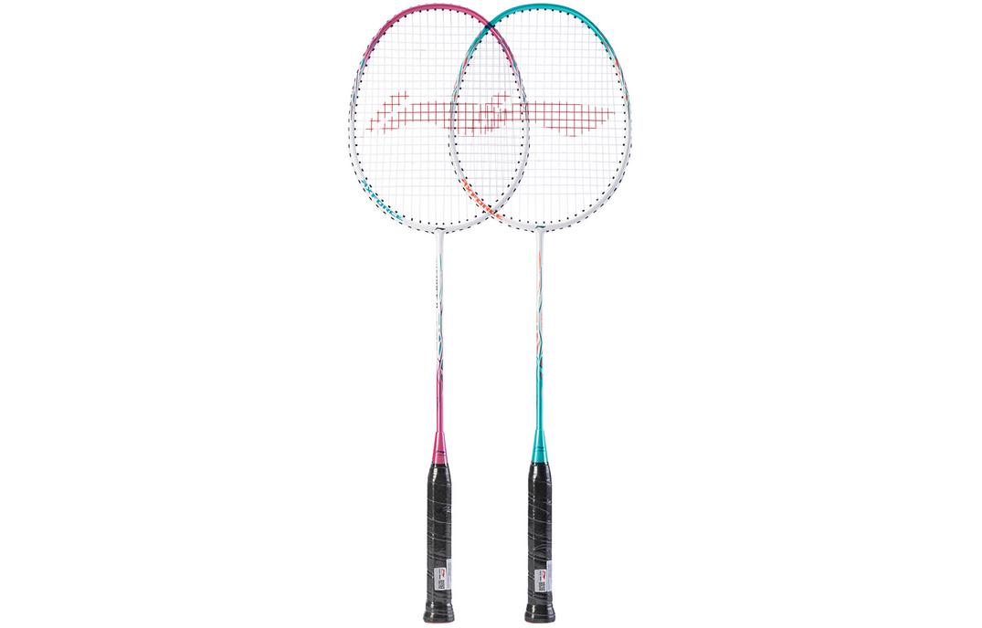 LiNing Thunder 9 EX Full Carbon Badminton Rackets Control Type All around Defense Entry level White Blue/White Pink