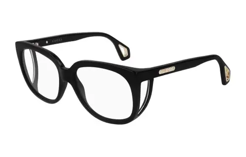 GUCCI Oval Eyeglass Frames Women's Black