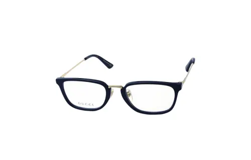 GUCCI Plastic Irregular Shape Eyeglass Frames Men's Black