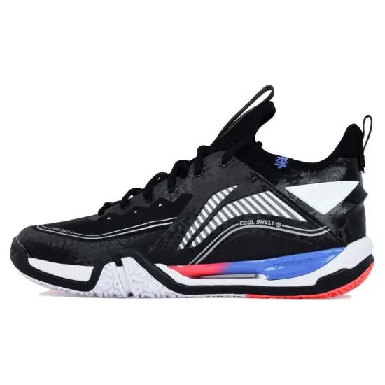 LINING Ground-Hugging Flight II Pro Badminton Shoes Unisex Mid-Top Black