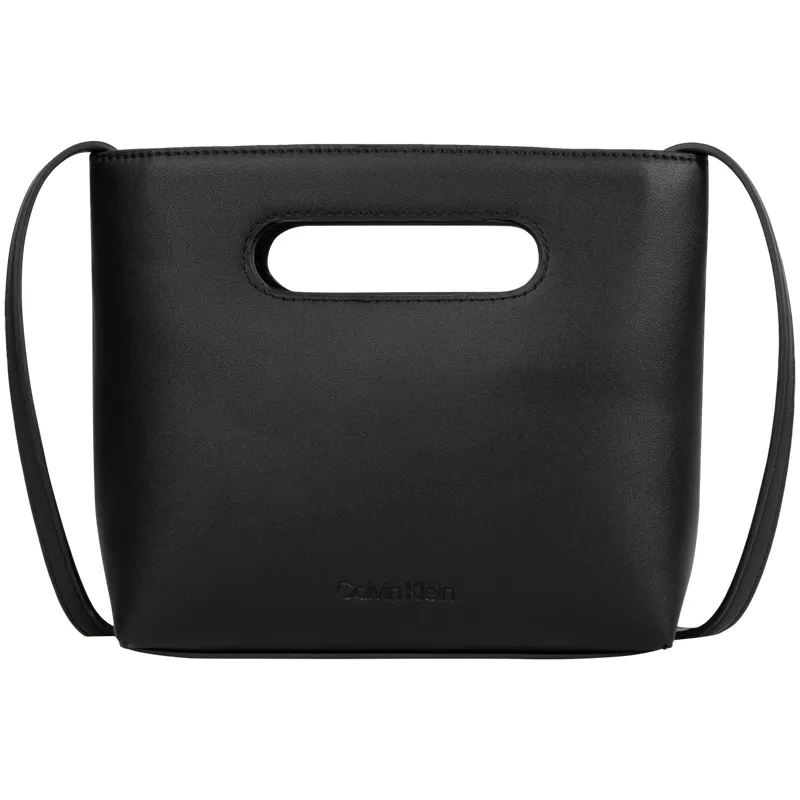CALVIN KLEIN Synthetic Material Crossbody Handbag Women's Space Black