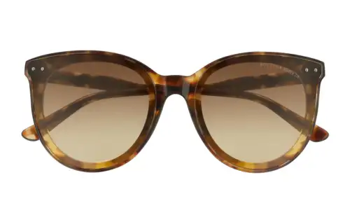 Bottega Veneta Plastic Oval Sunglasses Women's Tortoiseshell