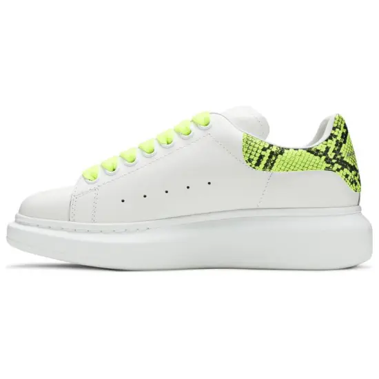 Alexander McQueen Oversized Neon Green Snake Print