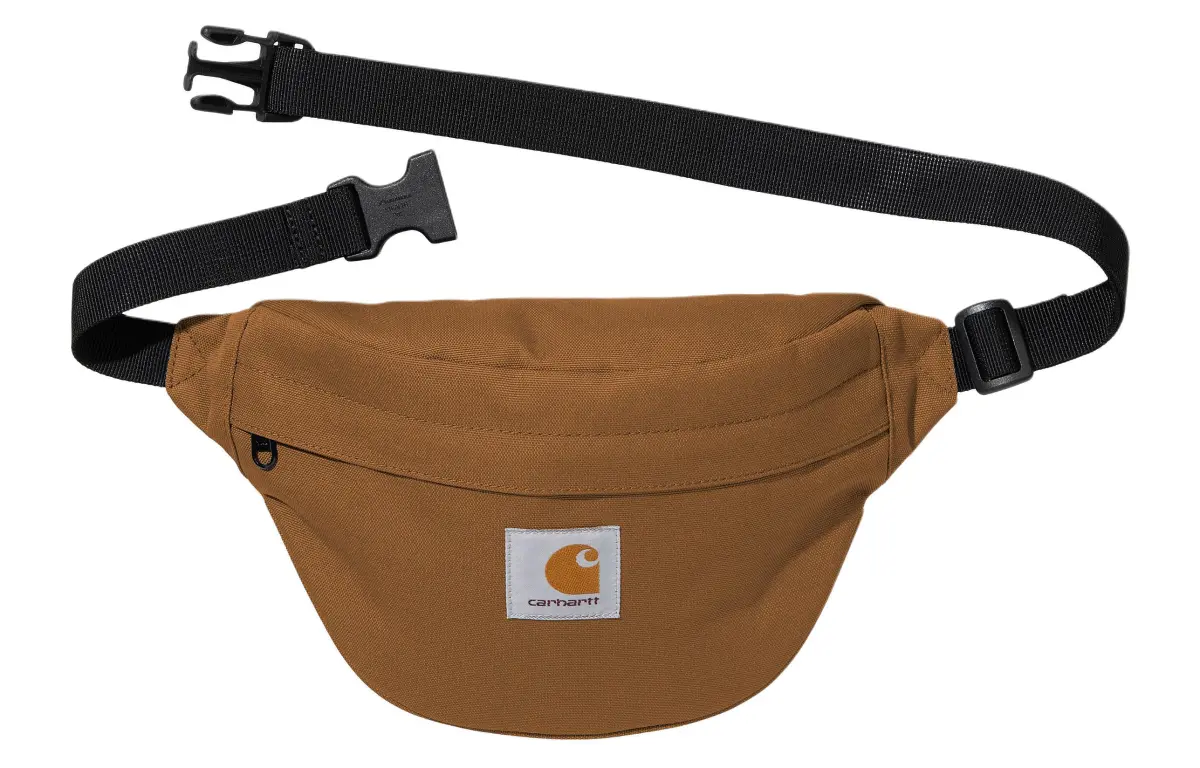 Carhartt WIP Recycled Polyester Sling Bag, Fanny Pack Regular Unisex Dark Brown
