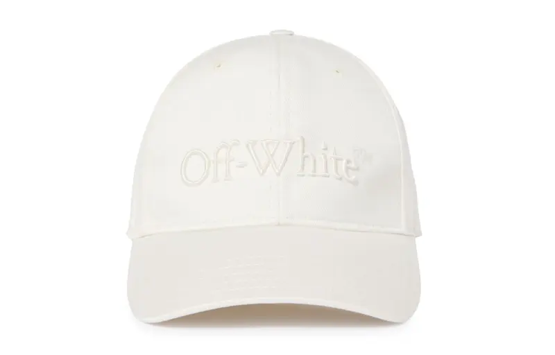 OFF WHITE Cotton Baseball Caps Unisex White