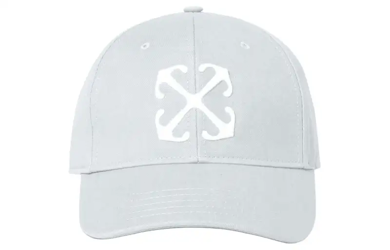 OFF WHITE Cotton Baseball Caps Unisex Blue