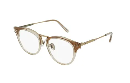 Bottega Veneta Round Frame Acetate Sunglasses