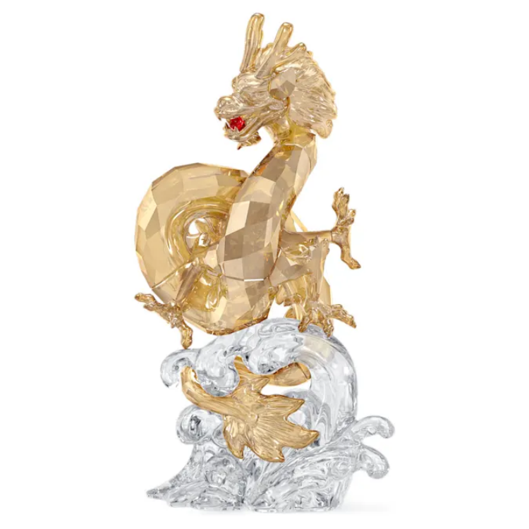 Swarovski Swarovski Asian Symbols Dragon Shape Pendant Decoration Accessories Gift Ornaments Home Desktop New Home Living Room Office TV Cabinet Dining Table Ornaments Year of the Dragon