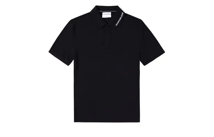 CALVIN KLEIN Polo Shirt Men's Black
