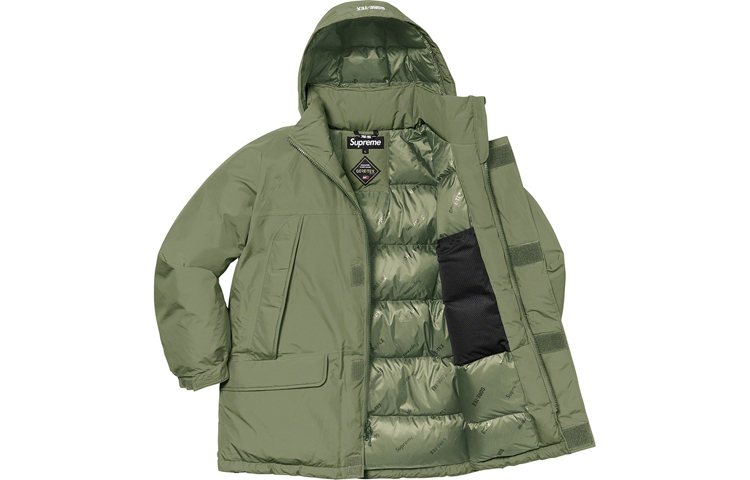 Унисекс куртка Supreme Week 17 GORE-TEX 700-Fill Down Parka (черный) — фото 11