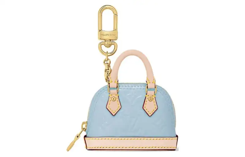 LOUIS VUITTON Micro Alma Leather Bag Accessory Extra Mini Women's Blue