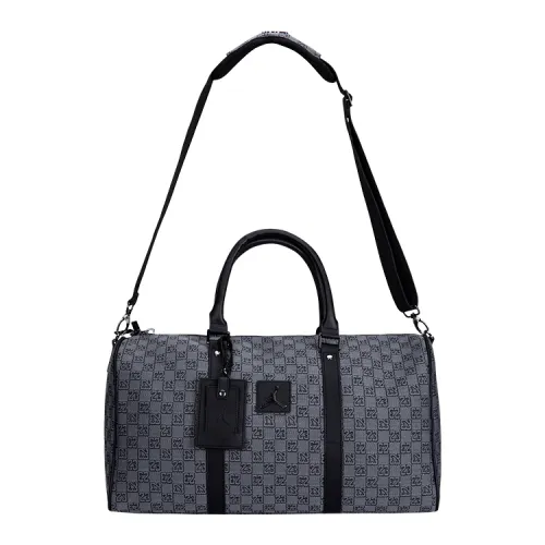 Jordan Polyester Monogram Bag, Luggage Bag, Gym Bag, Travel Bag Unisex Dark Smoke Gray