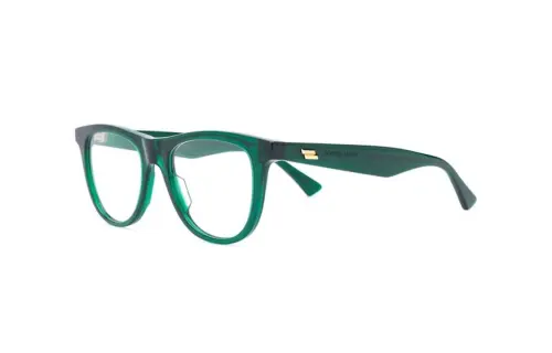 Bottega Veneta Acetate Round Eyeglass Frames Men's Green