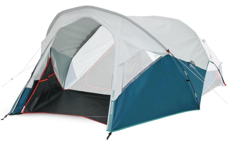 DECATHLON Camping Tent Manual Setup One Bedroom And One Living Room Outdoor Tunnel Tent