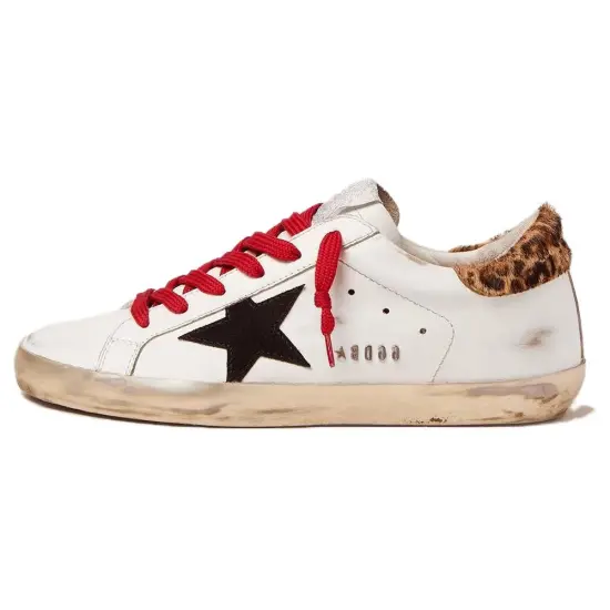 Golden Goose Super-Star Skateboard Shoes Women's Low-top White/Red